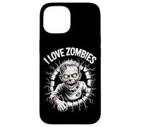 Design inquietante con mostri non morti I Love Zombies Custodia per iPhone 15