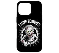 Design inquietante con mostri non morti I Love Zombies Custodia per iPhone 16 Pro