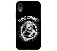Design inquietante con mostri non morti I Love Zombies Custodia per iPhone XR