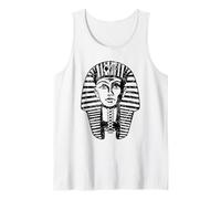 Design Invecchiato con Faraone Egiziano King Tut Tutankhamon Canotta