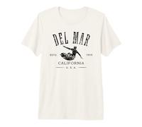 Design Invecchiato per Surf del Mar California Maglietta Premium
