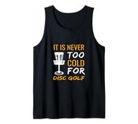 Design Invernale Frisbee Golf Non è mai Troppo Freddo per Disc Golf Canotta