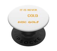Design invernale Frisbee Golf non è mai troppo freddo per Disc Golf PopSockets PopGrip Adesivo