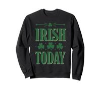 Design Irlandese Today Bold Shamrock Celebration Felpa