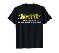 Design Islamico della gratitudine di Alhamdulillah, Tempi buoni e Cattivi Maglietta