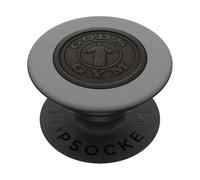 Design ispirato ai cristiani della Bibbia motivazione del fitness della palestra di Dio PopSockets PopGrip Adesivo