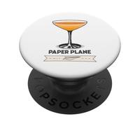 Design ispirato al cocktail di aerei di carta alla moda PopSockets PopGrip Adesivo