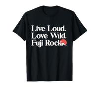 Design ispirato al festival rock Fuji Rock "Live Loud Love" Maglietta