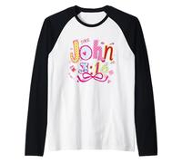 Design Ispirato alla Lettera di San Valentino con Dedica biblica Maglia con Maniche Raglan