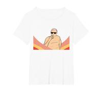 Design ispiratore con Citazione Tutto Passa Maglietta, Donna Plus-Size, Bianco, 6X