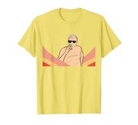 Design ispiratore con Citazione Tutto Passa Maglietta, Uomo, Limone, M