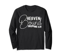 Design Ispiratore 'Verso Il Cielo' Filippesi 3:20 Maglia a Manica