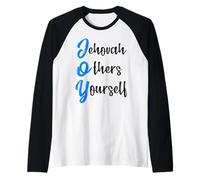 Design Joy Geova Testimone Maglia con Maniche Raglan