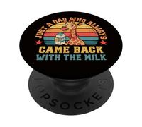 Design Just A Dad Who Came Back With The Milk Giraffe Dad PopSockets PopGrip Adesivo