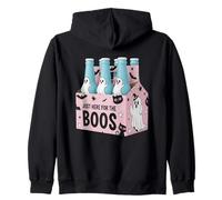 Design Just Here for The Boos Ghost Felpa con Cappuccio