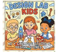 Design Lab Kids: Creative Engineering, Fashion & Imagination - A STEM-Inspired Coloring Book for Kids Who Love Building, Drawing, and Designing