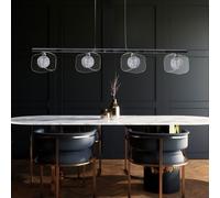 Design Lampada a Sospensione Alluminio Sfera Vetro Treccia Vano Cromo Copertina