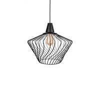 Design Lampada a Sospensione Metallo Nero Rotondo Moderno Tommy Soggiorno Pranzo