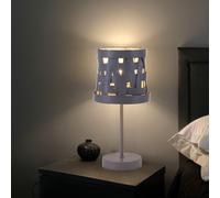 Design Lampada Da Tavolo Grigia Per La Lettura In Tessuto Per Camera Da Letto [EEK: Non valutato]