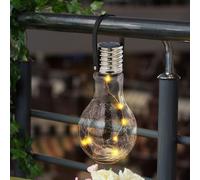 Design LED da Appendere Luci Catena Lampada Esterni Solare Lampadina Crackle