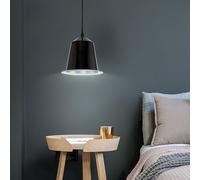 Design LED Luce a Sospensione Coprire Lampada Salotto Sonno Ess Camera 5W Nero