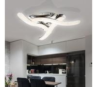 Design LED Soffitto Luce Cristallo Dormire Soggiorno Cromo Lampada Illuminazione