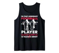 Design leggendario calciatore balilla Canotta