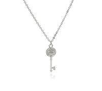 Design Leggero, Lusso, Nicchia, Gioielli Europei E Americani, Lusso Leggero, Collana Temperamento Selvaggio, Collana Ciondolo Chiave Diamante Di Lusso, Plastica