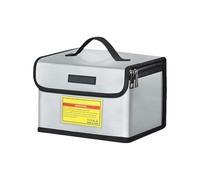 Design leggero resistente a doppio strato della borsa di stoccaggio della batteria a prova di fuoco con la chiusura lampo liscia per i sacchetti resistenti della batteria