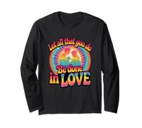 Design Let all That You Do Be Done in Love Maglia a Manica