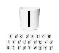 Design Letters Bicchiere Bambino (A-Z) 175 Ml | Tazza Bambini | Bicchiere Neonato 6+ Mesi | Sippy Cup Senza BPS/BPS | Regalo Bambina, Regalo Neonato Maschio, Regalo Neonata, Regalo Battesimo Bimbo