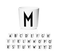 Design Letters Bicchiere Bambino (A-Z) 175 Ml | Tazza Bambini | Bicchiere Neonato 6+ Mesi | Sippy Cup Senza BPS/BPS | Regalo Bambina, Regalo Neonato Maschio, Regalo Neonata, Regalo Battesimo Bimbo