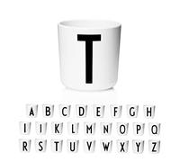 Design Letters Bicchiere Bambino (A-Z) 175 Ml | Tazza Bambini | Bicchiere Neonato 6+ Mesi | Sippy Cup Senza BPS/BPS | Regalo Bambina, Regalo Neonato Maschio, Regalo Neonata, Regalo Battesimo Bimbo