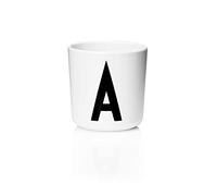 Design Letters Bicchiere Bambino (A-Z) 175 Ml | Tazza Bambini | Bicchiere Neonato 6+ Mesi | Sippy Cup Senza BPS/BPS | Regalo Bambina, Regalo Neonato Maschio, Regalo Neonata, Regalo Battesimo Bimbo