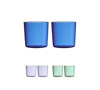 Design Letters Bicchiere Bambino Set di 2| Tazze Colazione per Bambini | Tritan Bicchiere Neonato 6 Mesi | Sippy Cup Senza BPA e BPS | Bicchiere Acqua Lavabile in lavastoviglie | Tazza Bambini, 215 Ml