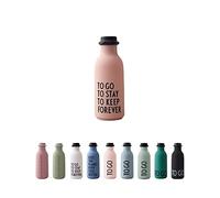 Design Letters Borraccia sportiva | Bottiglia Acqua 500ml | Bottiglia Senza Perdite Tritan |Portatile Borraccia Senza BPA BPS |Borracce per Bambini adulta|Waterbottle per Campeggio, Palestra, Ciclismo