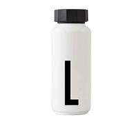 Design Letters Borraccia Termica 500 ml | Bottiglia d'acqua isolata a doppia parete | Bottiglia Termica in acciaio inossidabile Borraccia sportiva | Senza BPA BPS Bottiglie per Viaggio, palestra, yoga