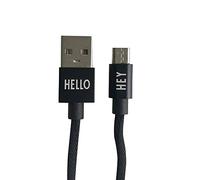 Design Letters Cavo USB Type C 2.0 | Ricarica Rapida Nylon | Caricatore Type C compatibile con iPhone | Certificato CE RoHS | Nylon Cavo USB | Cavo personale | Intrecciato in Nylon Cavo