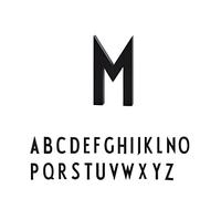 Design Letters Decorativo di Lettere | Lettere della casa & Numero acciaio inossidabile 5 & 10 cm | Numero di porta Numero civico| Nero Cartello Porta |Viti di montaggio e nastro venduti separatamente