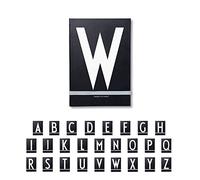 Design Letters Notebook Diario Personale | A5 Taccuino uomo e donna | Diario Agenda Nero | Quaderno Fatto a Mano| diario di viaggio con pagine vuote |diario da scrittura Chiusura con cinturino 146 pgs