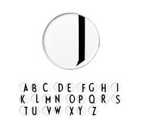 Design Letters Piatti Bianco (A-Z) | Piatti Moderni in Porcellana | Piatti Decorativi | Piatti Pizza | Idee Regalo Uomo & Regalo Donna | Piatto Perfetto per Decorazioni per La Casa