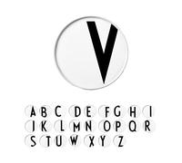 Design Letters Piatti Bianco (A-Z) | Piatti Moderni in Porcellana | Piatti Decorativi | Piatti Pizza | Idee Regalo Uomo & Regalo Donna | Piatto Perfetto per Decorazioni per La Casa