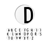 Design Letters Piatti Bianco (A-Z) | Piatti Moderni in Porcellana | Piatti Decorativi | Piatti Pizza | Idee Regalo Uomo & Regalo Donna | Piatto Perfetto per Decorazioni per La Casa
