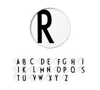 Design Letters Piatti Bianco (A-Z) | Piatti Moderni in Porcellana | Piatti Decorativi | Piatti Pizza | Idee Regalo Uomo & Regalo Donna | Piatto Perfetto per Decorazioni per La Casa