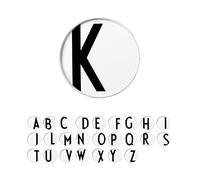 Design Letters Piatti Natalizi Bianco (A-Z) | Piatti Moderni in Porcellana | Piatti Decorativi Progettato nel Denmark | Piatti Perfetto per Decorazioni Natalizie, Regali Natale Donna, Regalo Uomo