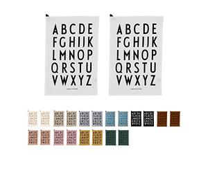 Design Letters Strofinacci Cucina 100% cotone canovacci cucina |asciugamani asciugapiatti Set di 2 strofinacci decorativi | 60x41 cm Stracci Cucina |Asciugamani da cucina Lavabile Certificato Oeko-Tex