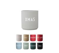 Design Letters Tazze Natalizie XMAS | Tazzine Caffe Perfetto come Regali Natale & Natale Decorazioni | Porcellana Tazze Colazione con Lettere Incise | Tazza Cappuccino Idee Regalo Natale, 250 Ml