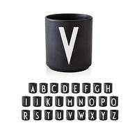 Design Letters Tazzine Caffe A-Z | Porcellana Tazza Lettera | Idee Regalo Donna Compleanno, Regalo Amica, Regalo Anniversario | Tazze con Iniziali | Tazze Colazione | Tazzine Caffe Particolari, 250 Ml