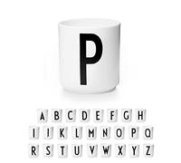 Design Letters Tazzine Caffe A-Z | Porcellana Tazza Lettera | Idee Regalo Donna Compleanno, Regalo Amica, Regalo Anniversario | Tazze con Iniziali | Tazze Colazione | Tazzine Caffe Particolari, 250 Ml