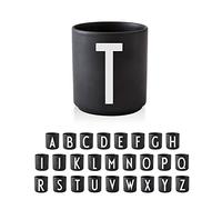 Design Letters Tazzine Caffe A-Z | Porcellana Tazza Lettera | Idee Regalo Donna Compleanno, Regalo Amica, Regalo Anniversario | Tazze con Iniziali | Tazze Colazione | Tazzine Caffe Particolari, 250 Ml